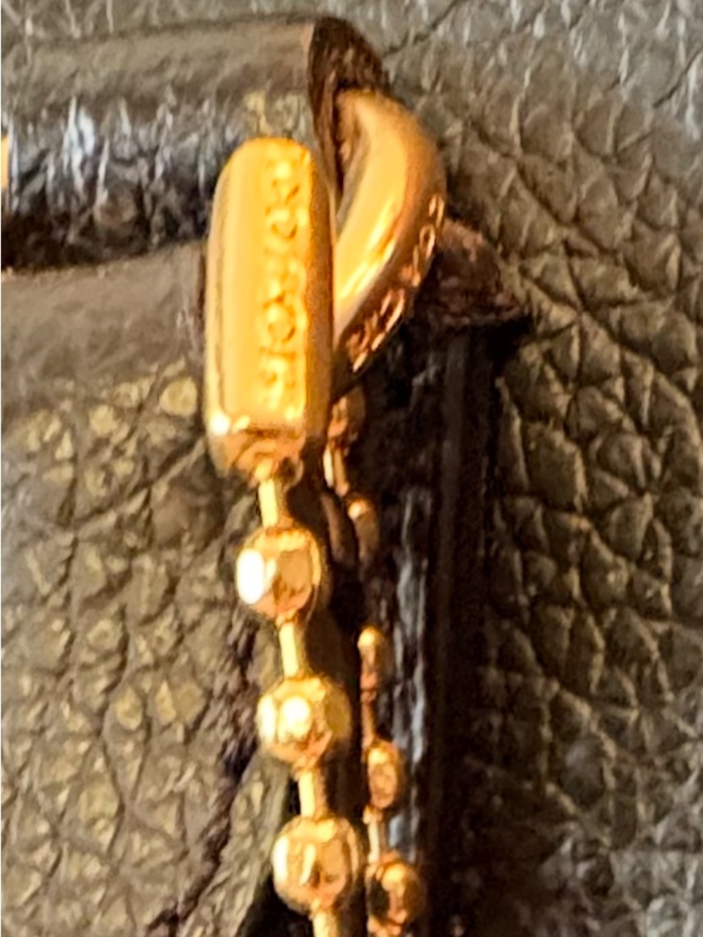 Coach Black Classic Tatum Carryall Top-Handle Handbag C4073 - Picture 15 of 16